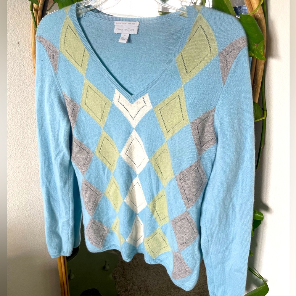 100% cashmere Charter club Sweater